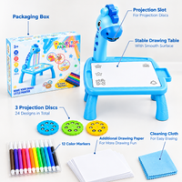 Kids Projection Drawing Board LED Projector Painting & Writing Table