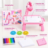 Kids Projection Drawing Board LED Projector Painting & Writing Table