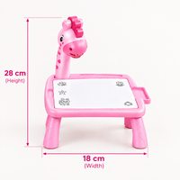 Kids Projection Drawing Board LED Projector Painting & Writing Table